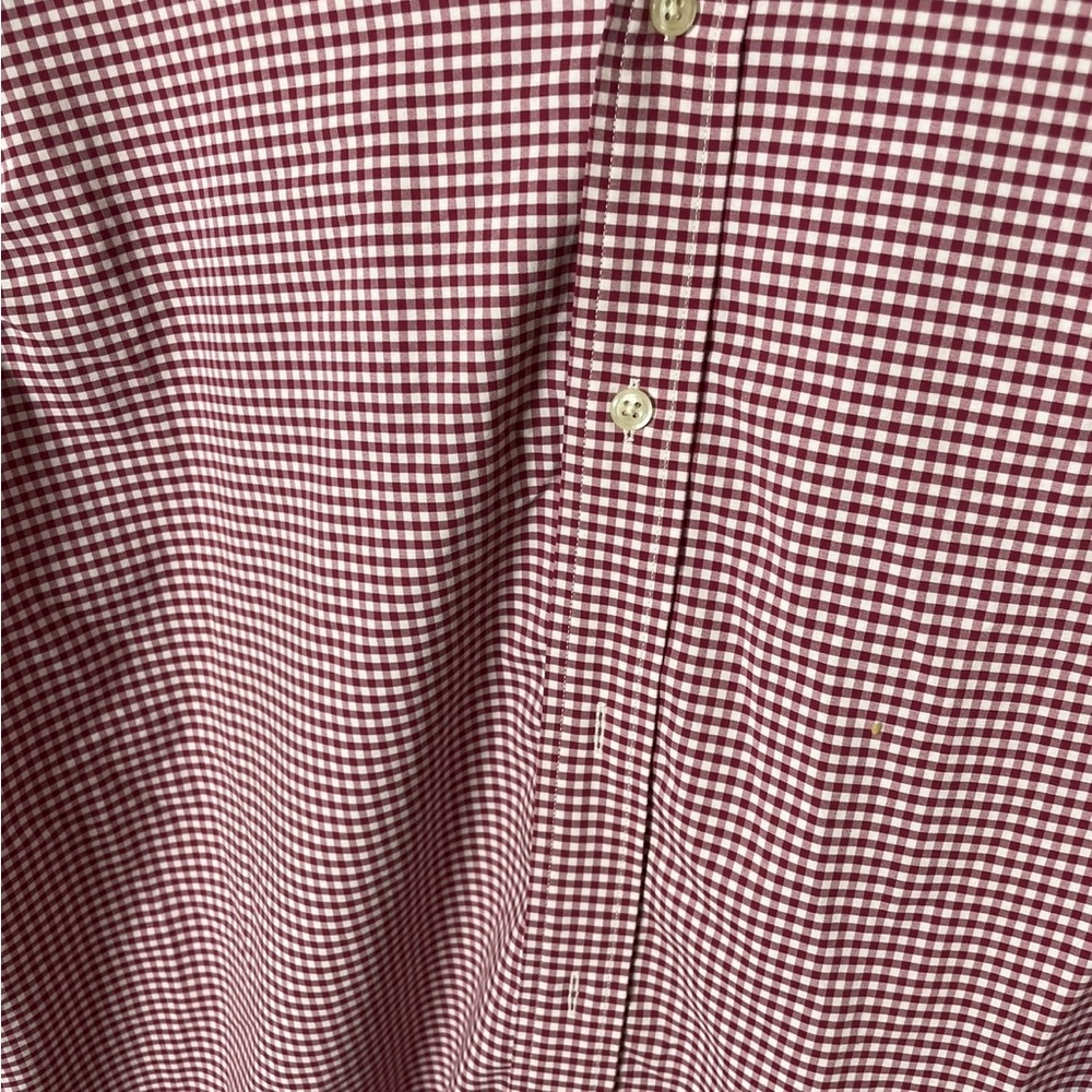 Ralph Lauren Performance Men's L/S Button Down Shirt Red White Classic Fit XL - Picture 2 of 5